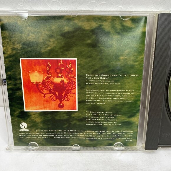 Vintage 1993 Celine Dion The Colour Of My Love Album CD Jewel Case 14 Hit Tracks - Picture 2 of 5